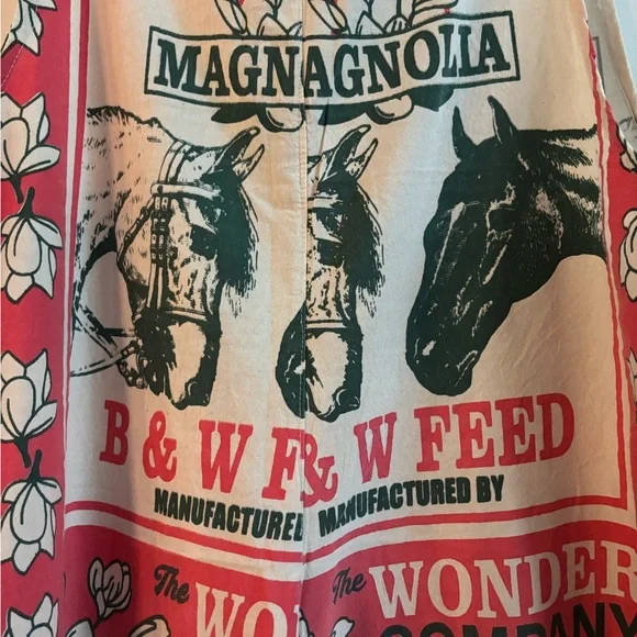 Magnolia Feed Sack Overalls - Picture 2 of 8